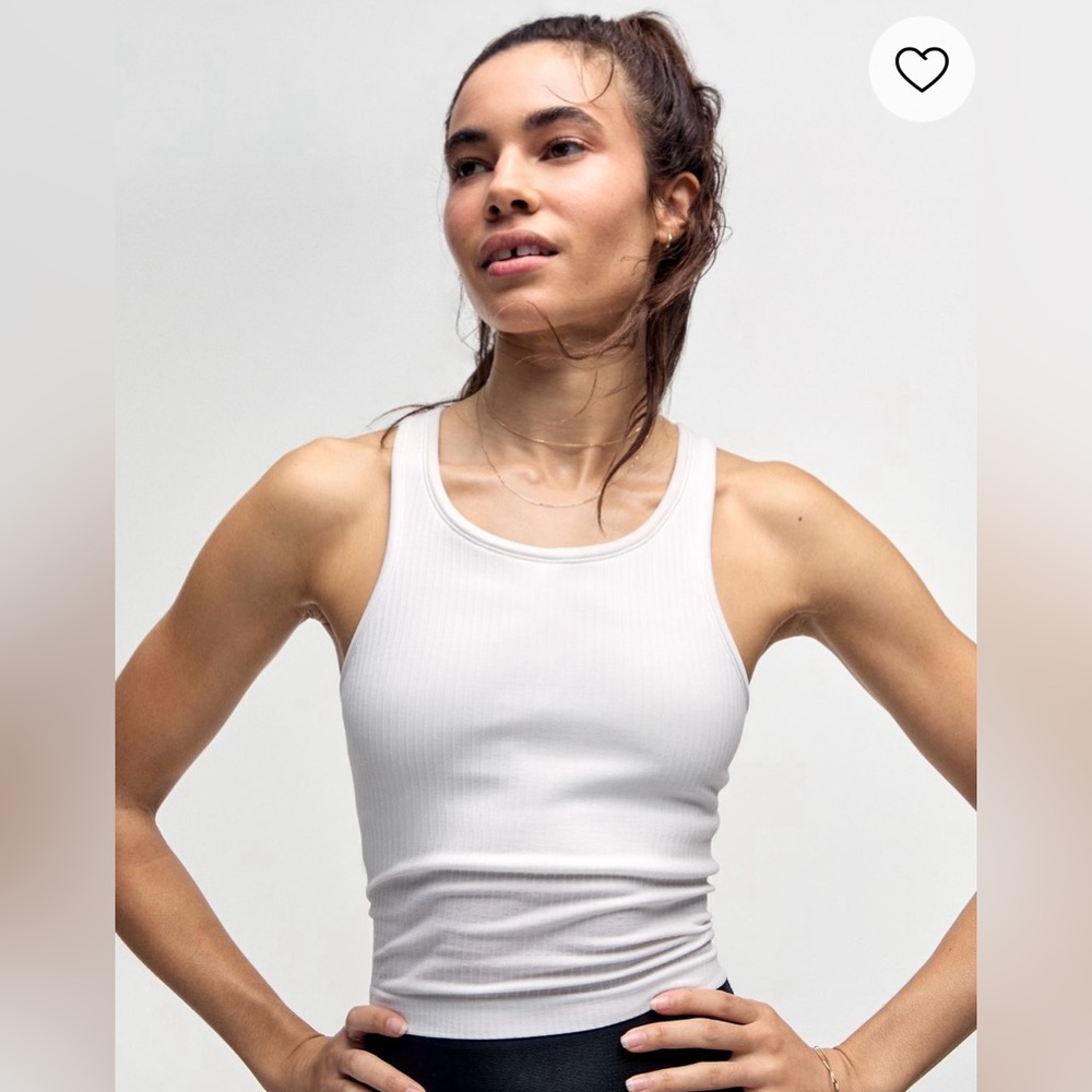 Ebb to Street Cropped Racerback Tank Top